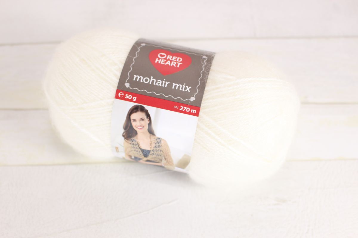 Mohair Mix (Red Heart), 50gr Ivoire