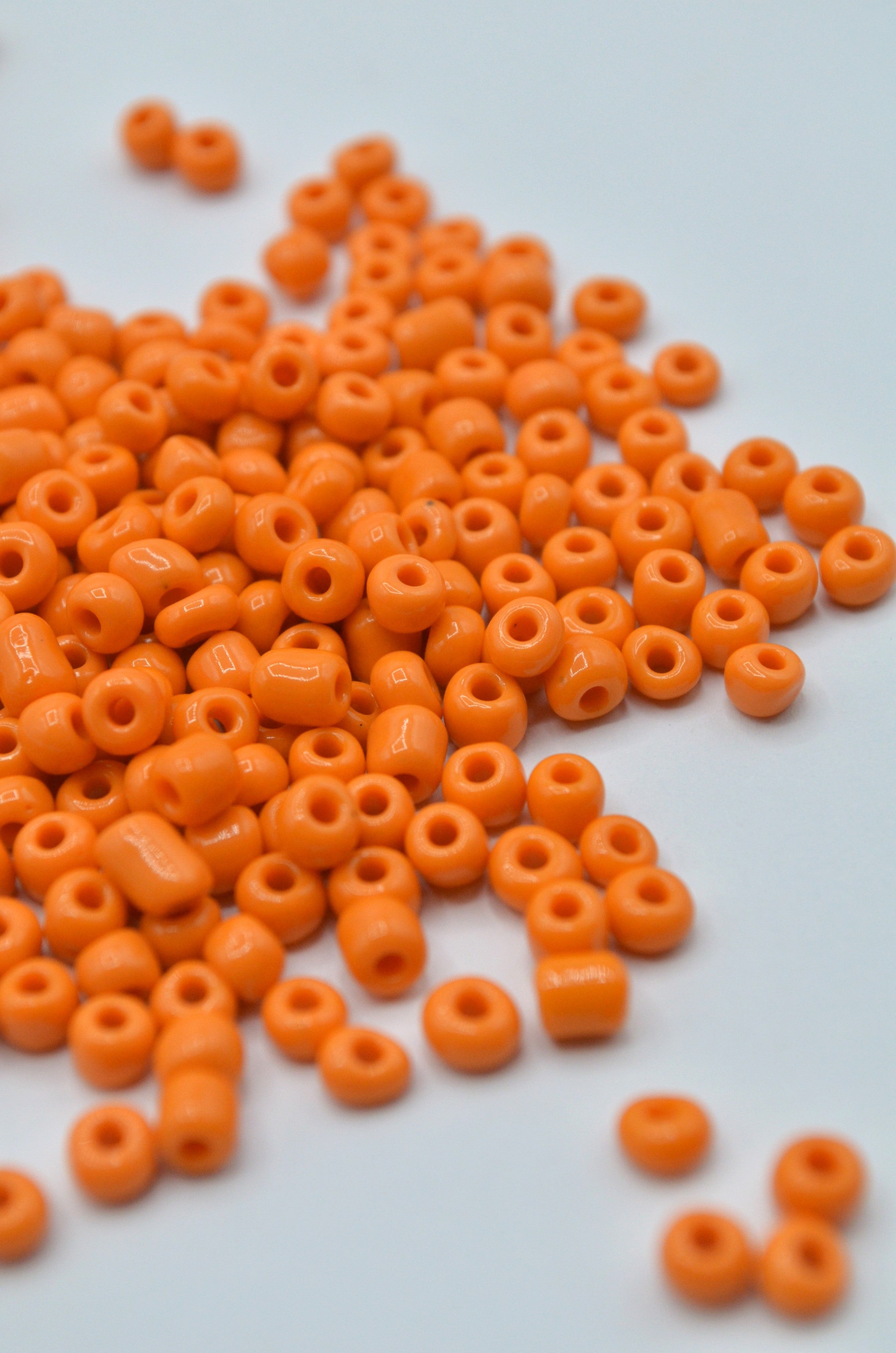 Margele 4mm, 35gr Portocaliu