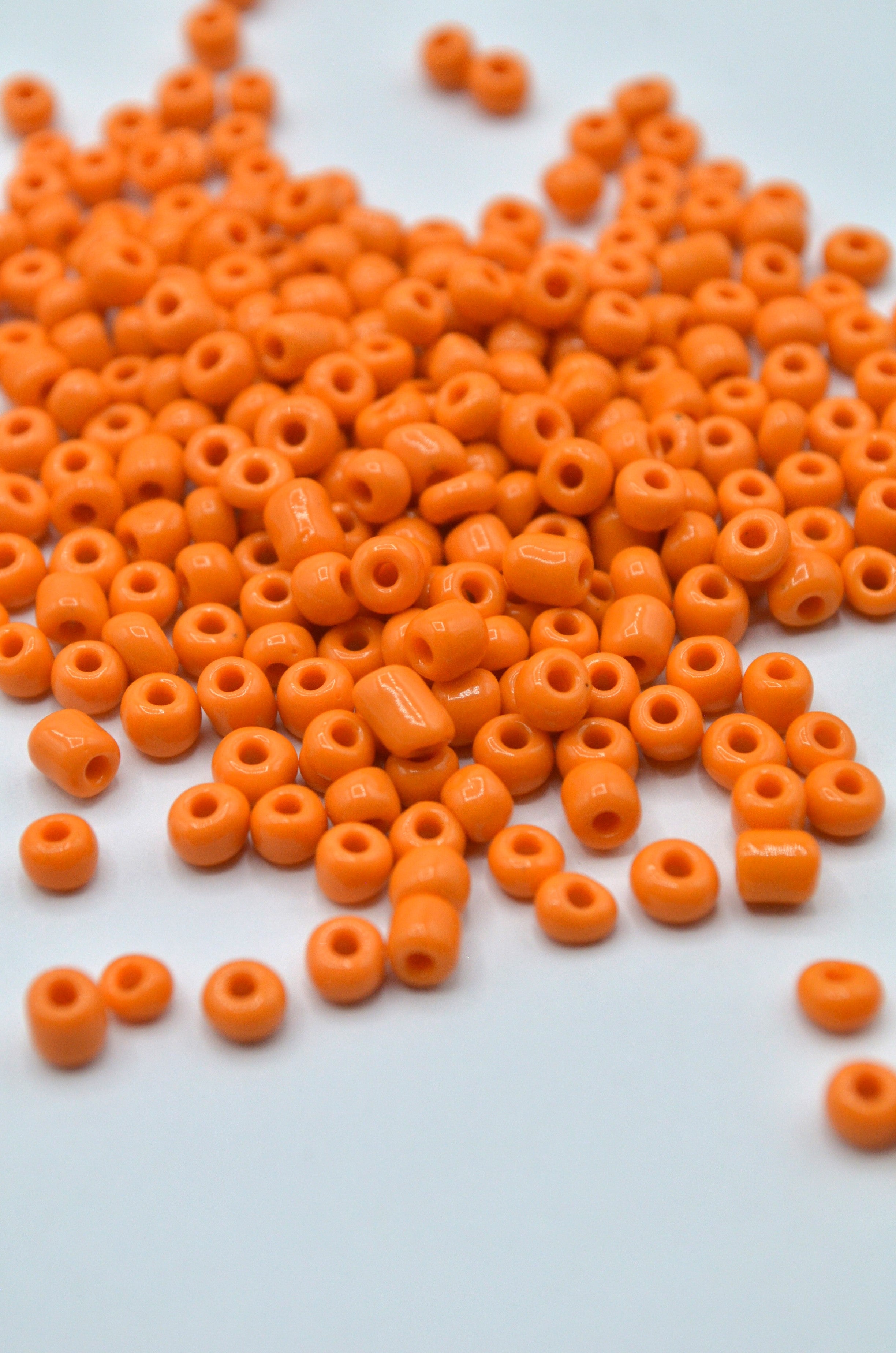 Margele 4mm, 35gr Portocaliu