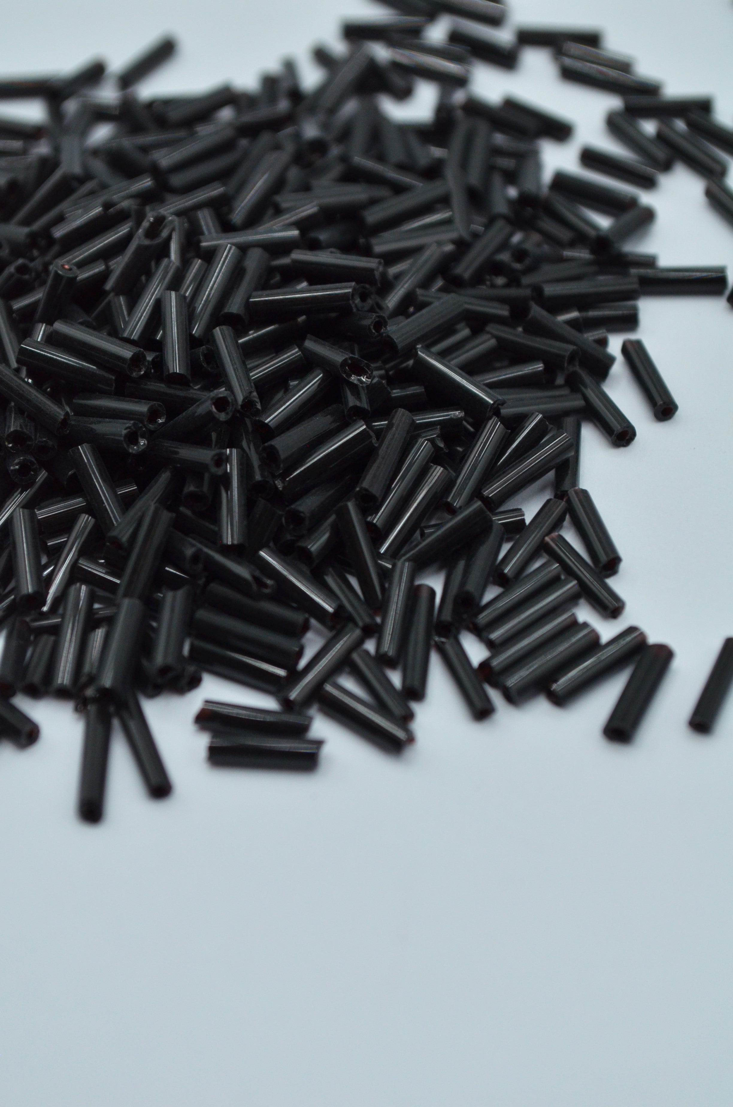 Margele Tubulare 7mm, 25gr, Negru
