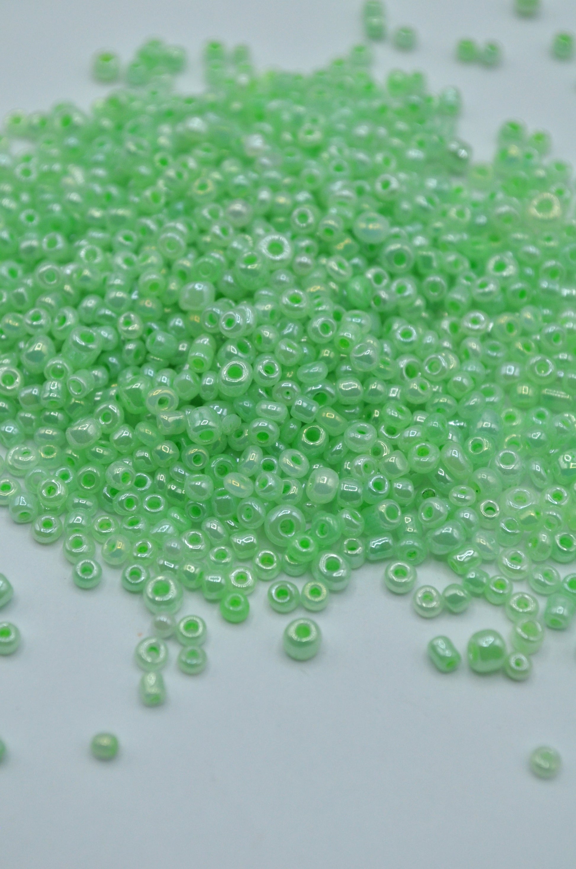 Margele 3mm, 35gr, Verde