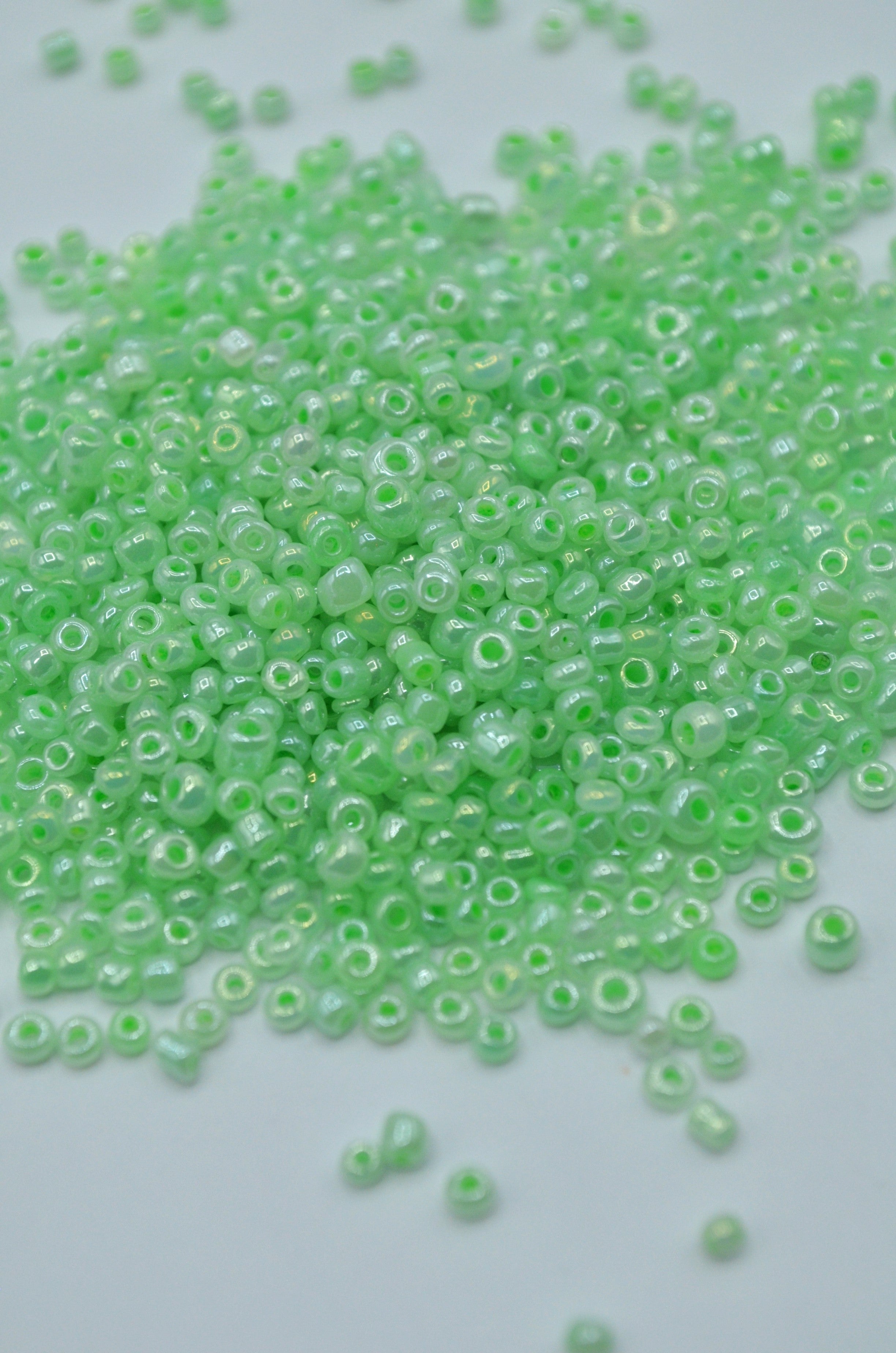 Margele 3mm, 35gr, Verde
