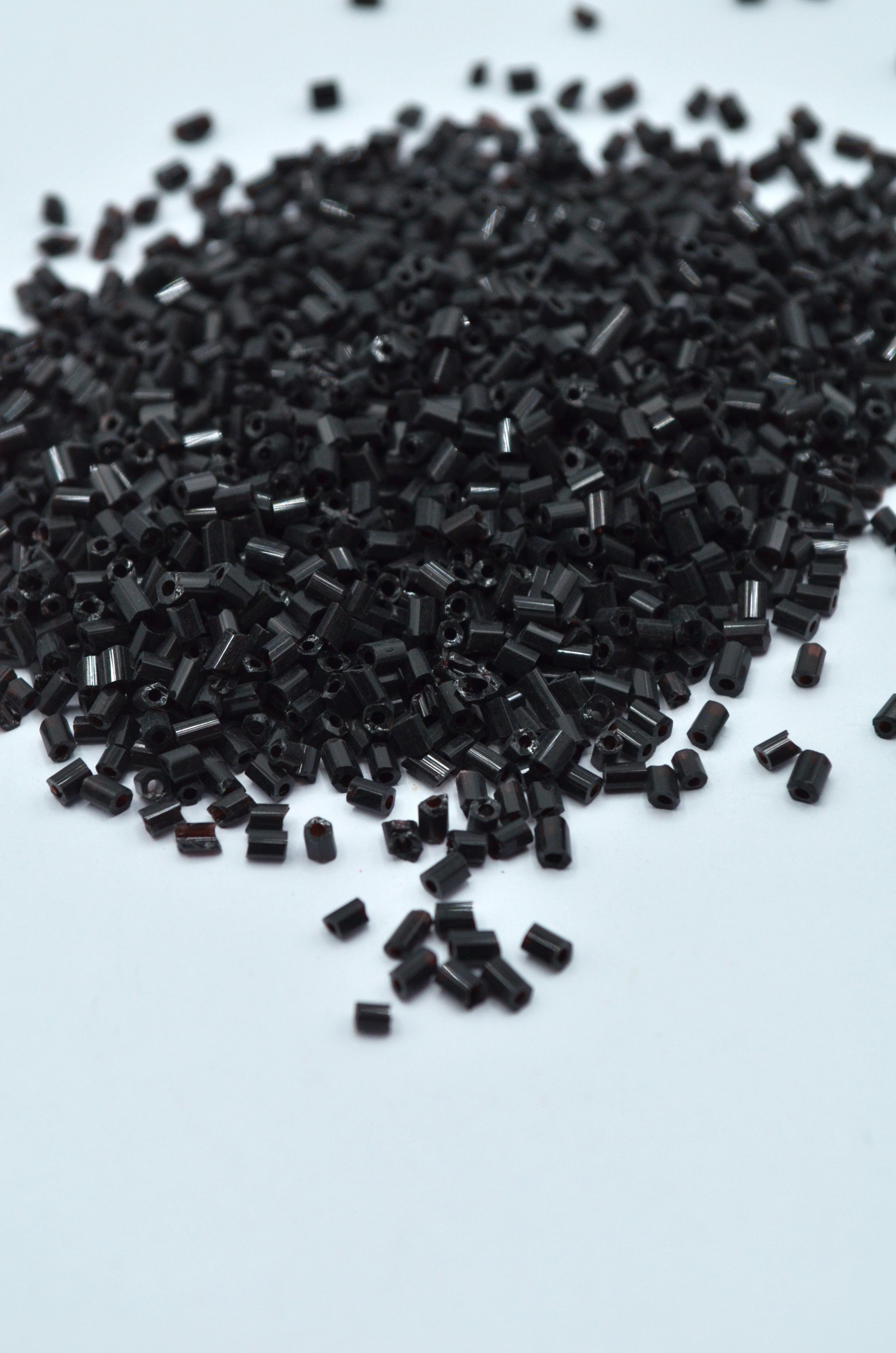 Margele Tubulare 2mm, 25gr Negru