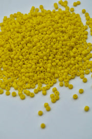 Margele 2mm, 35gr Galben