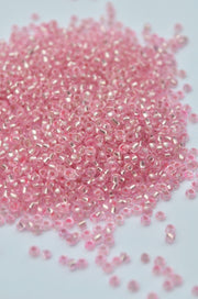 Margele 2mm, 35gr Roz