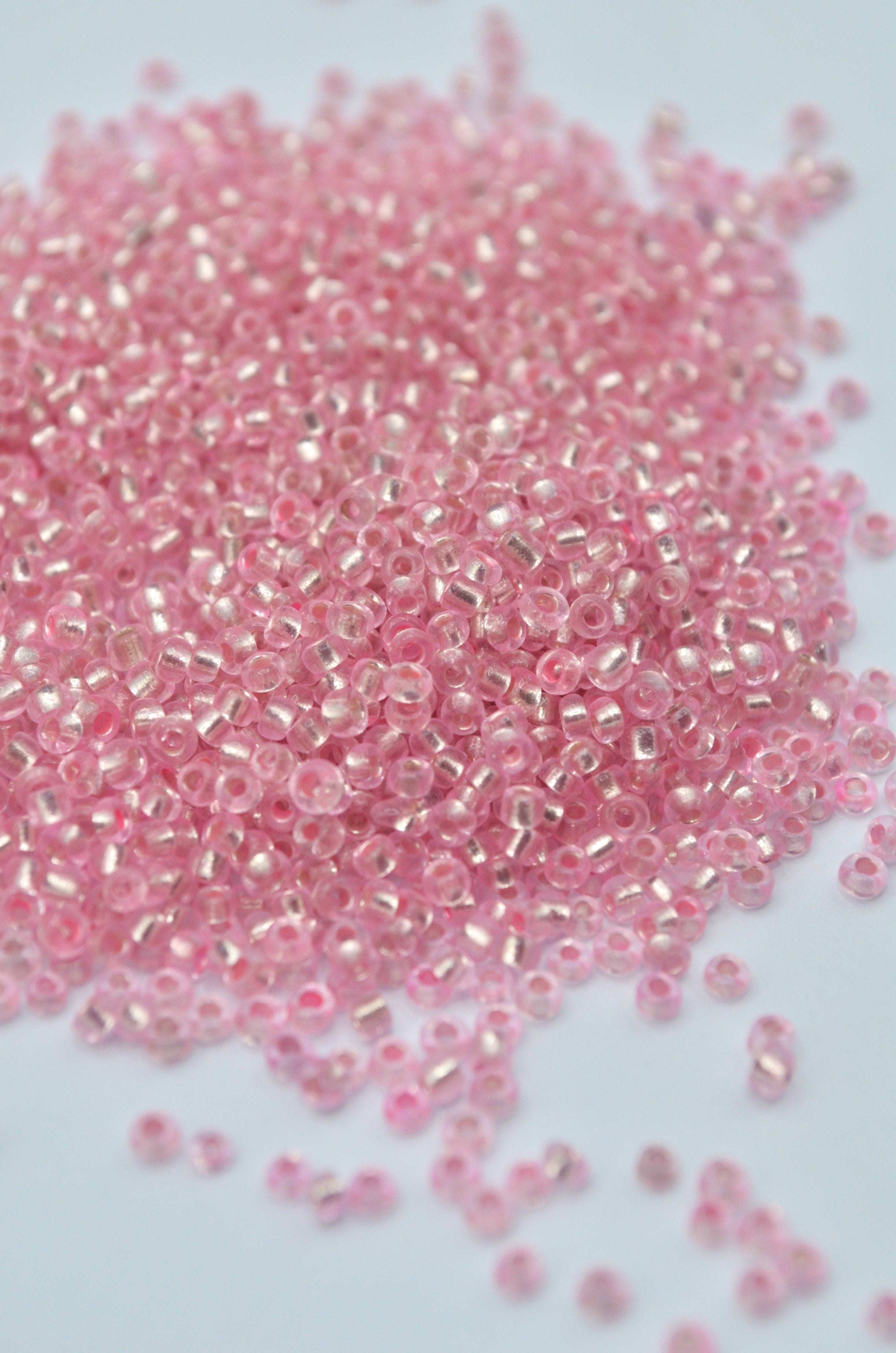 Margele 2mm, 35gr Roz