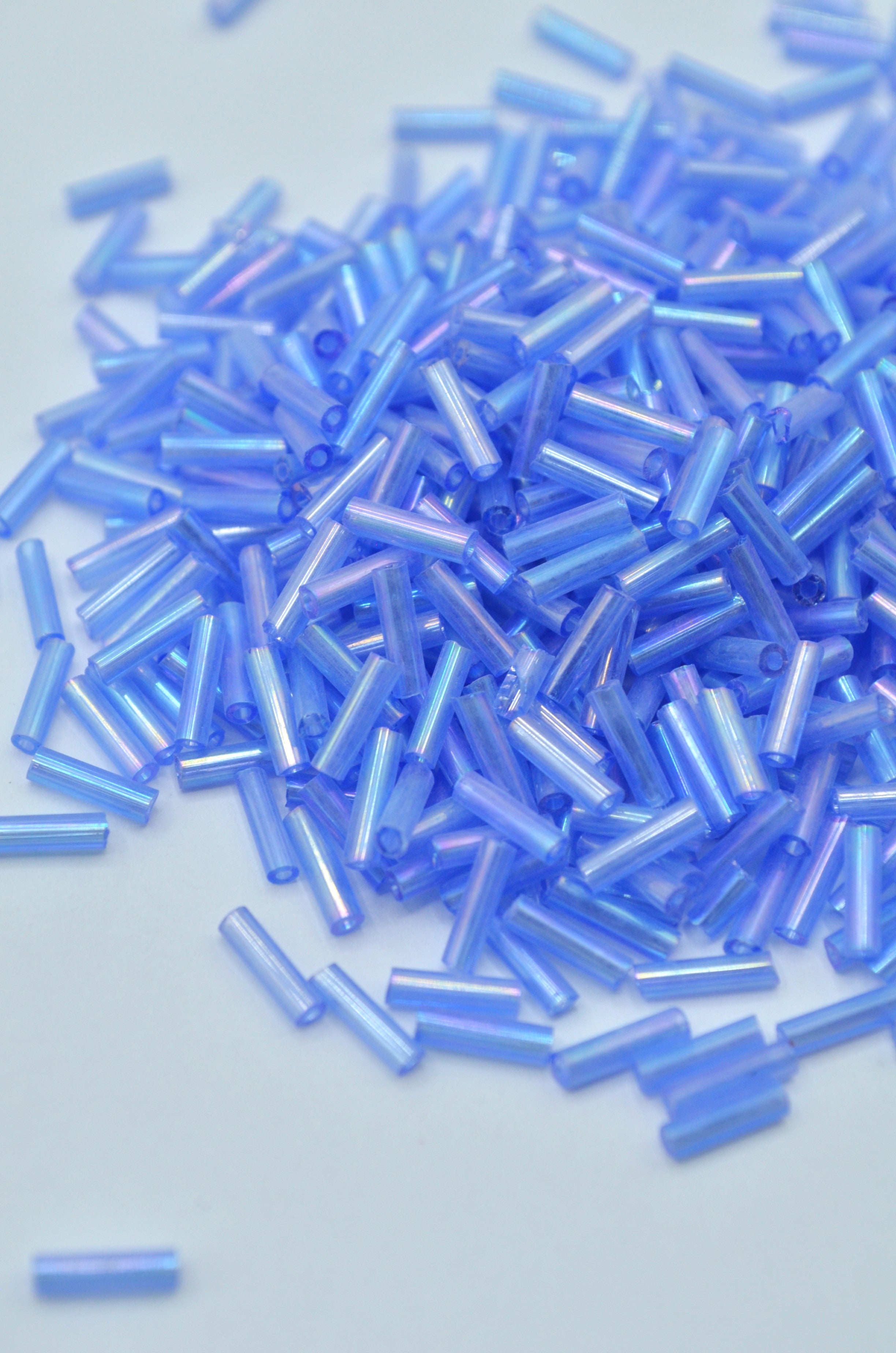 Margele Tubulare 6mm, 25gr, Albastru