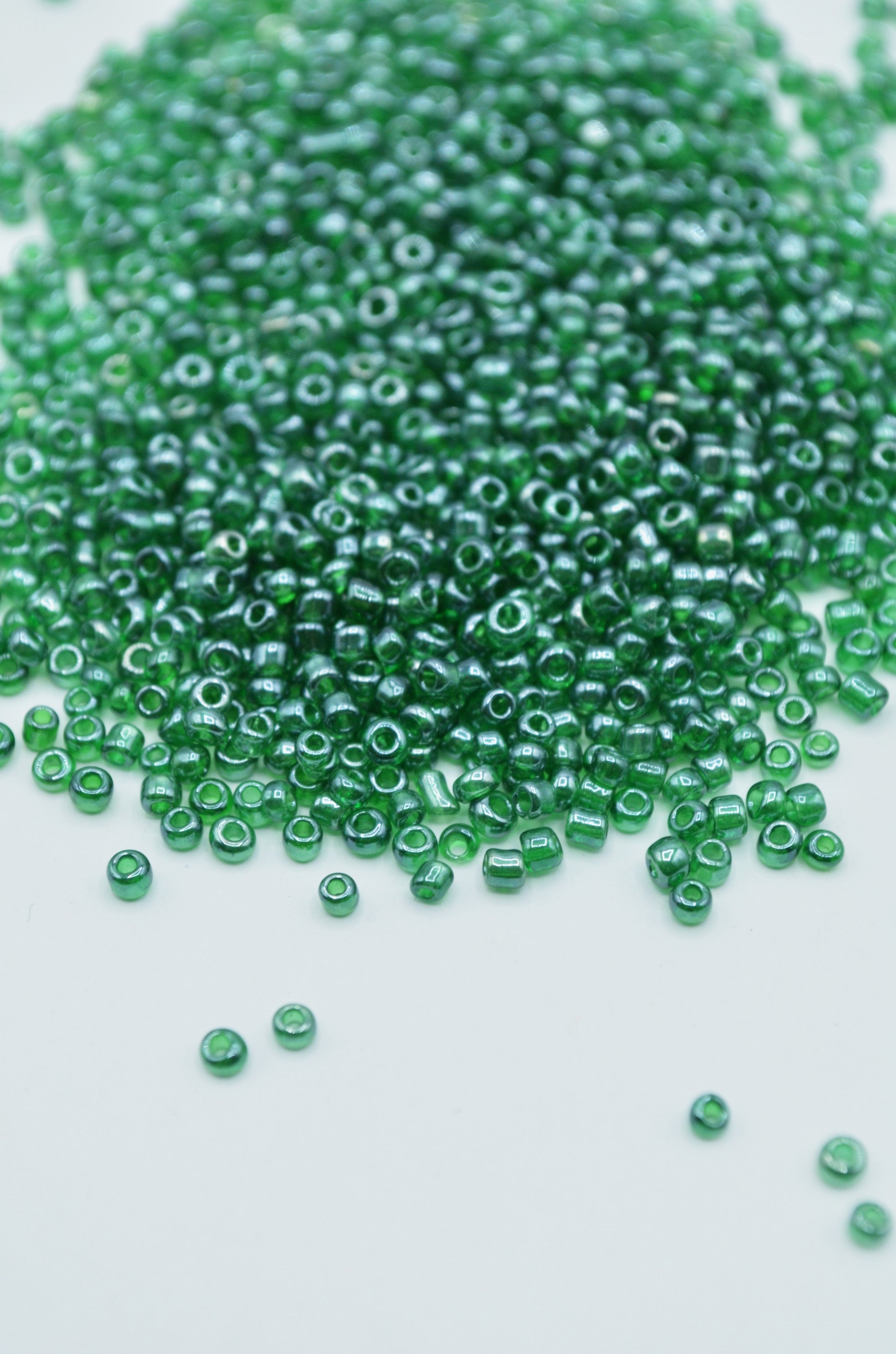 Margele 2mm, 35gr, Verde