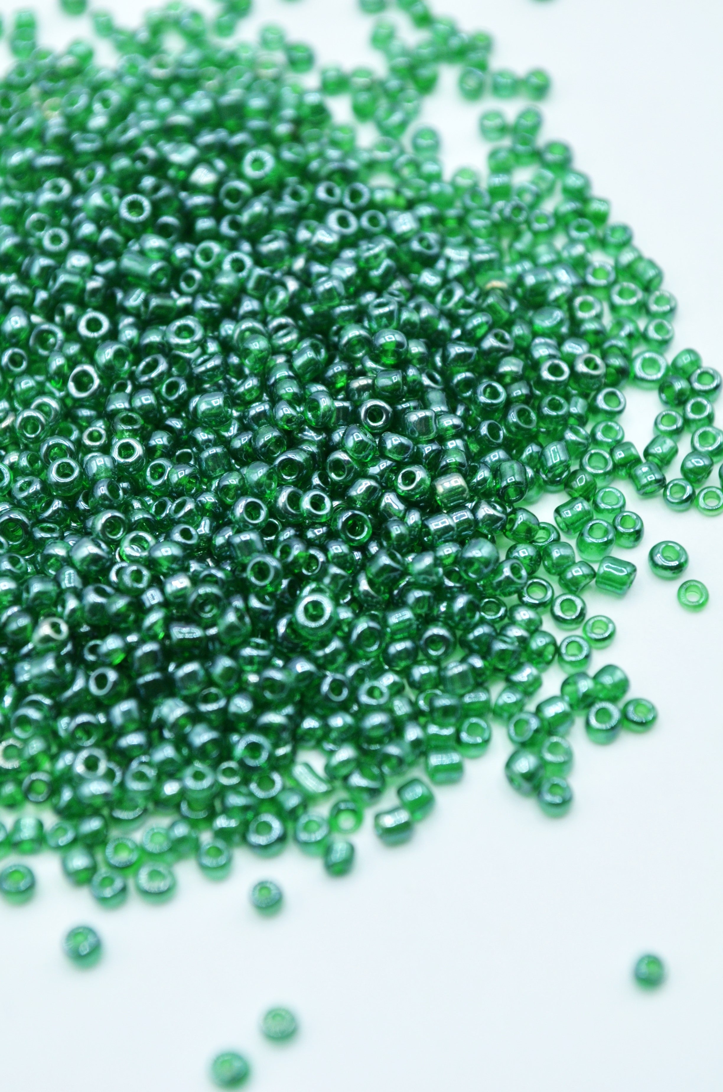 Margele 2mm, 35gr, Verde