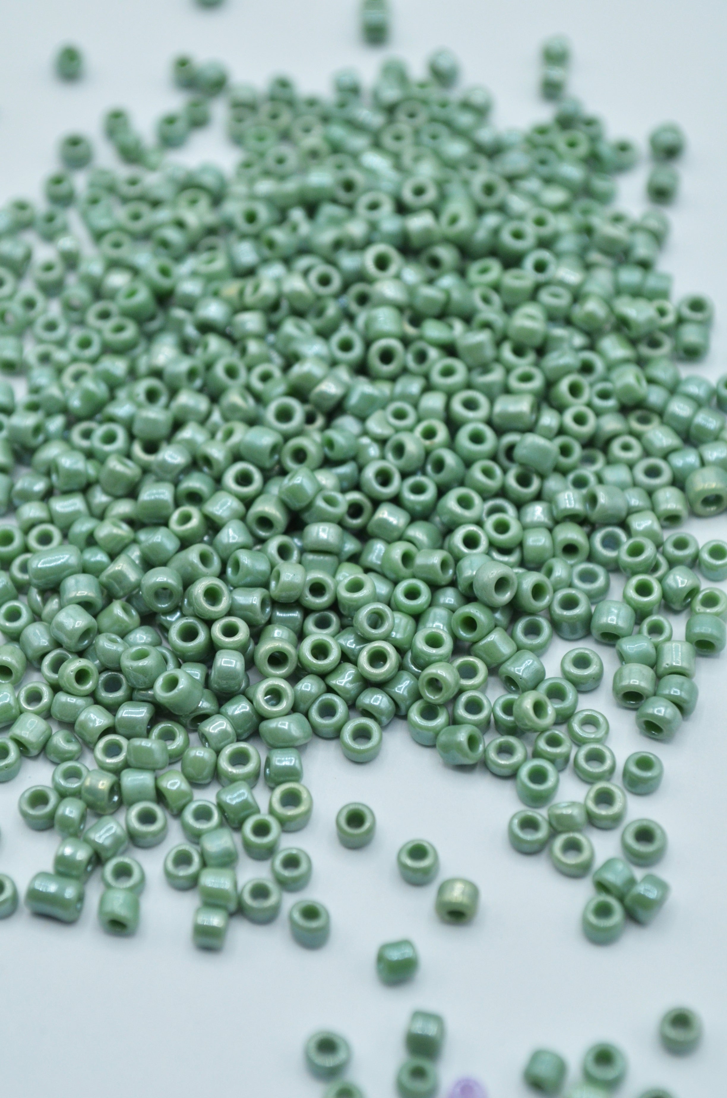 Margele 2mm, 35gr, Verde