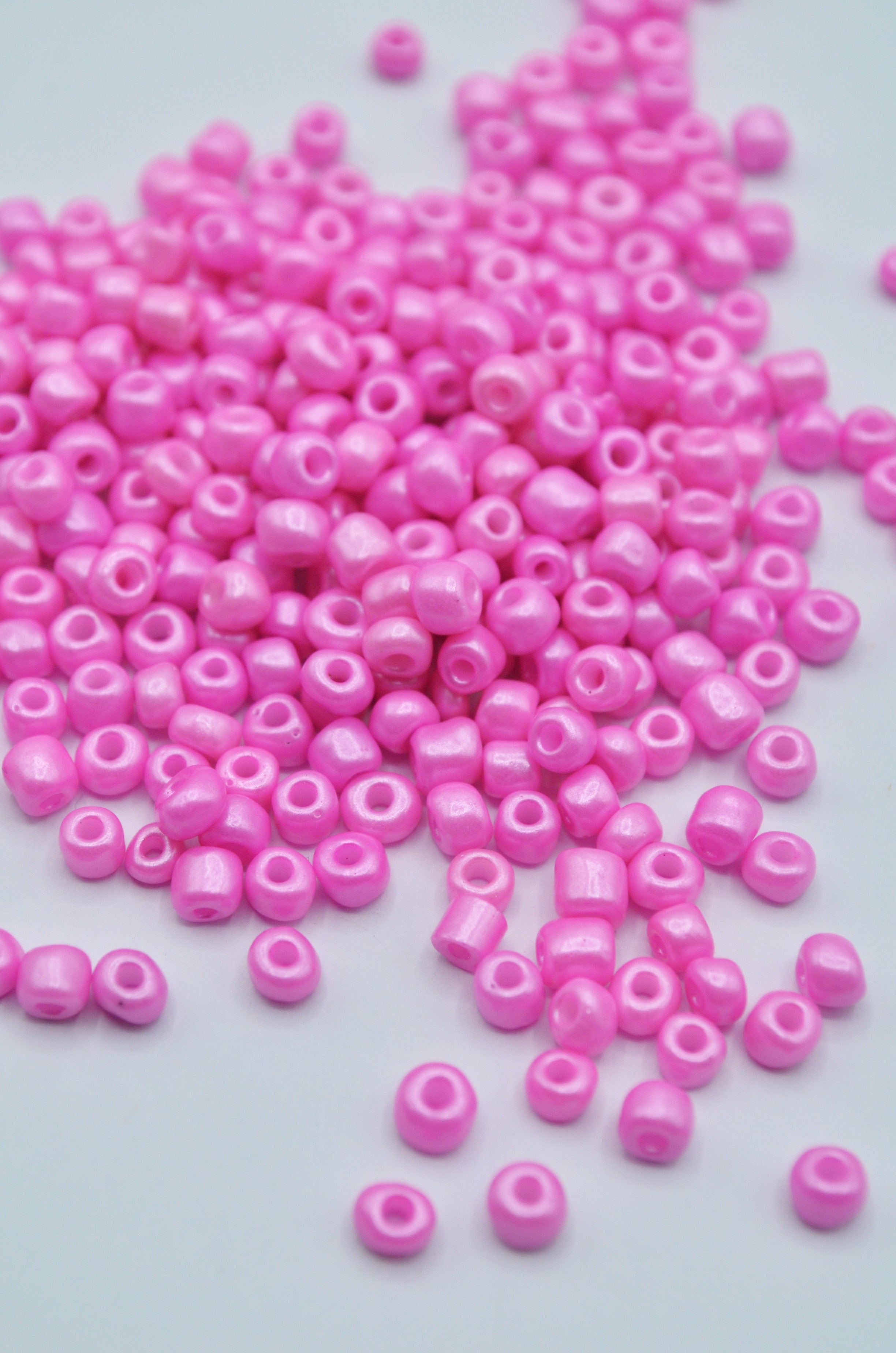 Margele 4mm, 35gr Roz