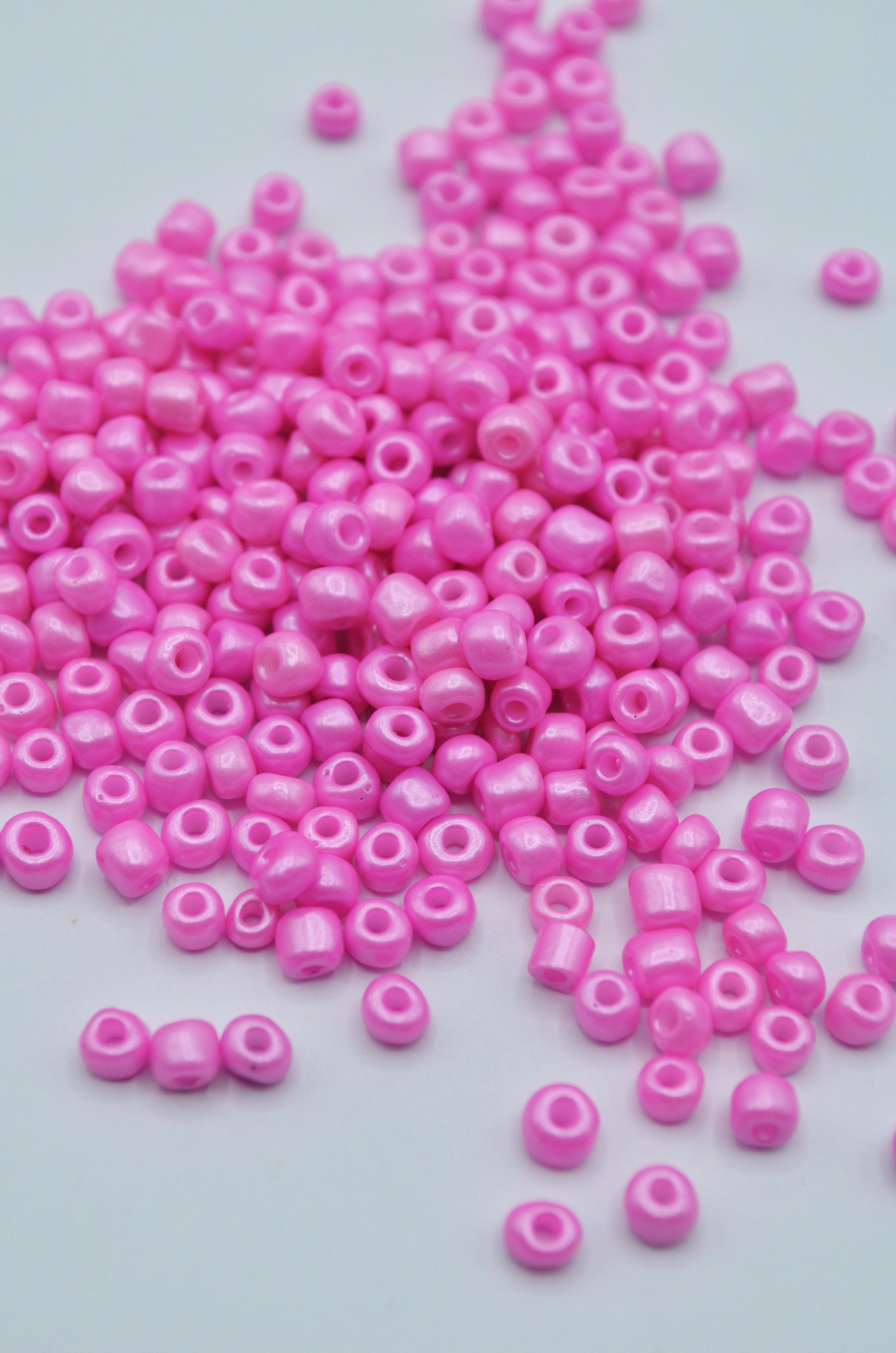 Margele 4mm, 35gr Roz