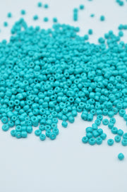 Margele 2mm, 35gr, Turcoaz