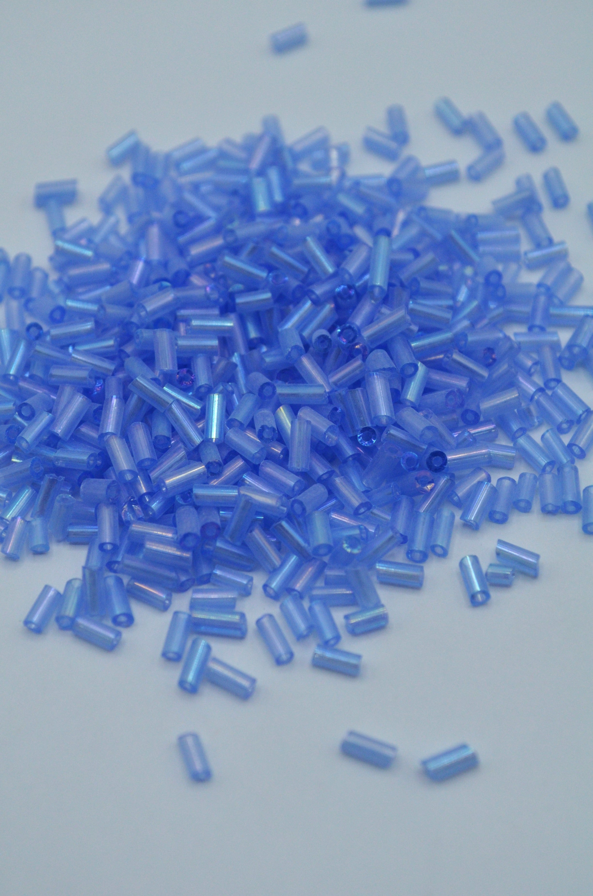 Margele Tubulare 4mm, 25gr, Albastru