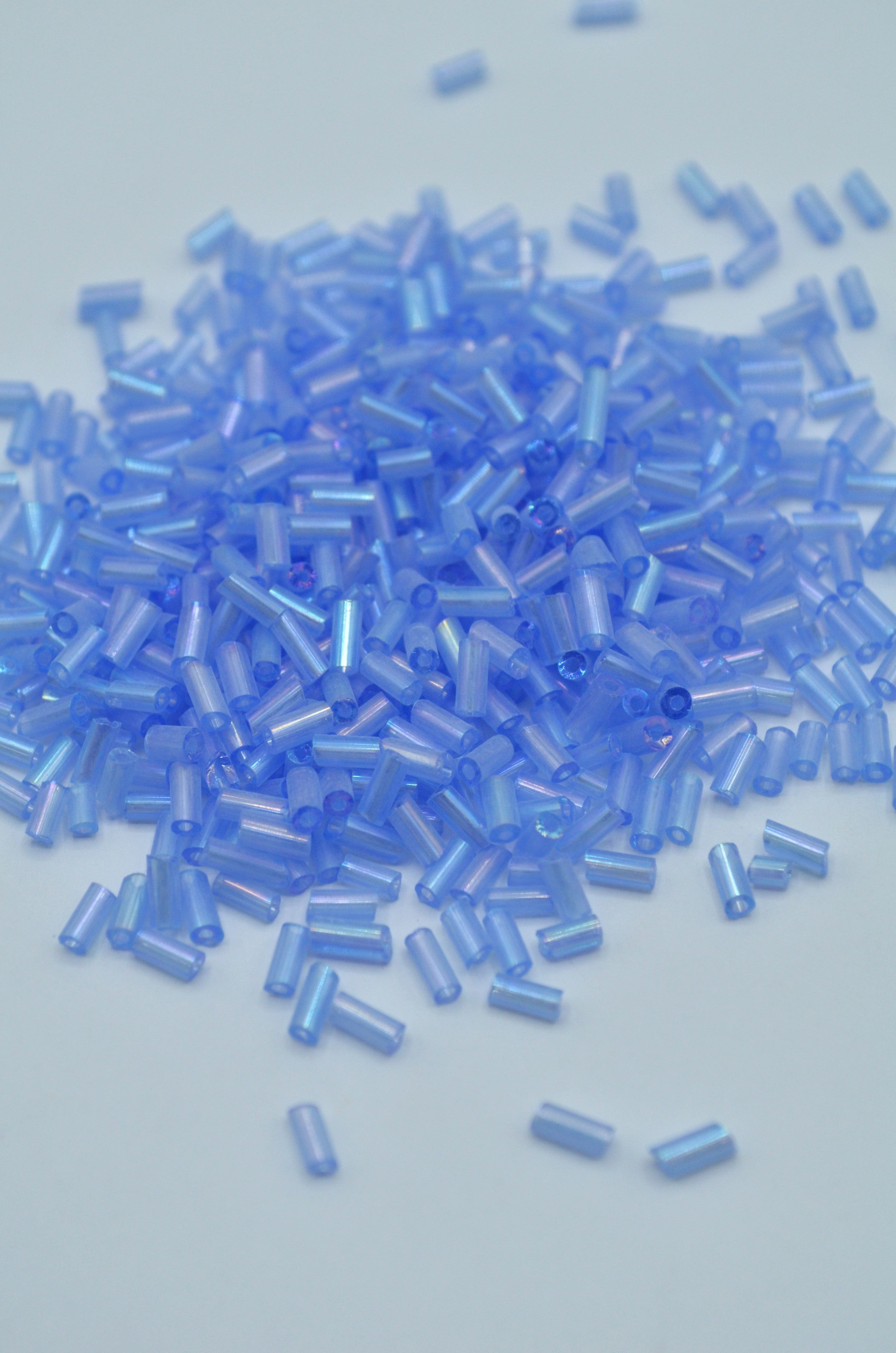 Margele Tubulare 4mm, 25gr, Albastru