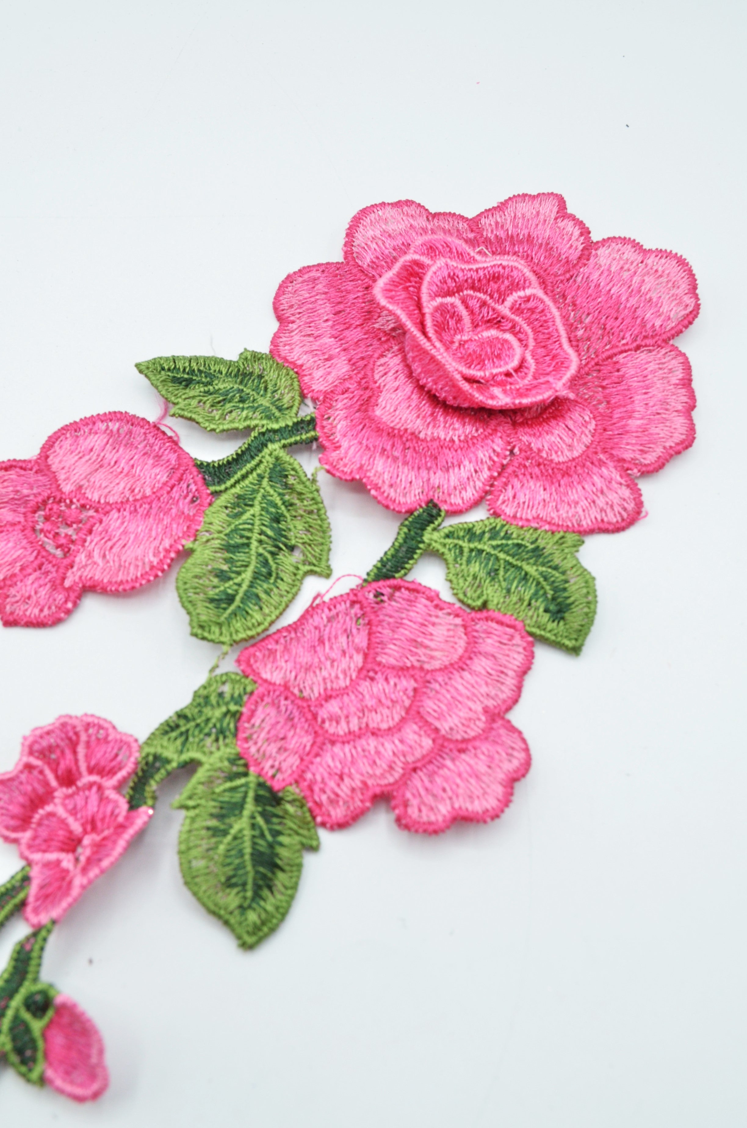 Aplicatie De Cusut Cu Flori, 30x9cm