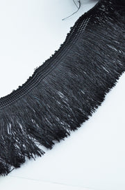 Franjuri De Matase 8cm, Negru