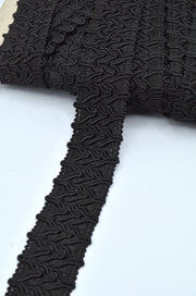Lezarda Neagra 3cm, Negru