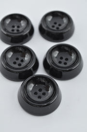 Nasturi De Plastic, 30mm, Negru