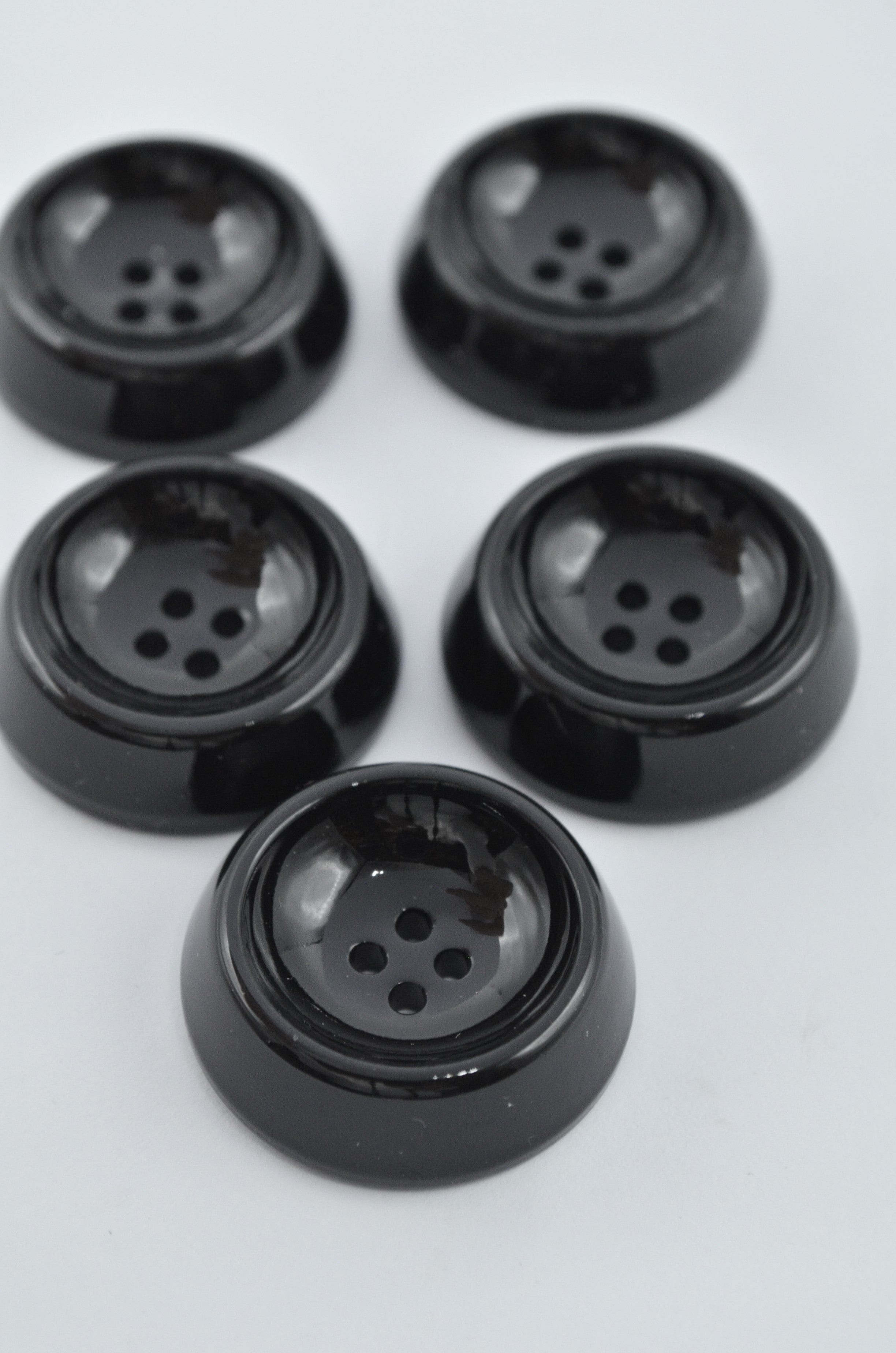 Nasturi De Plastic, 30mm, Negru