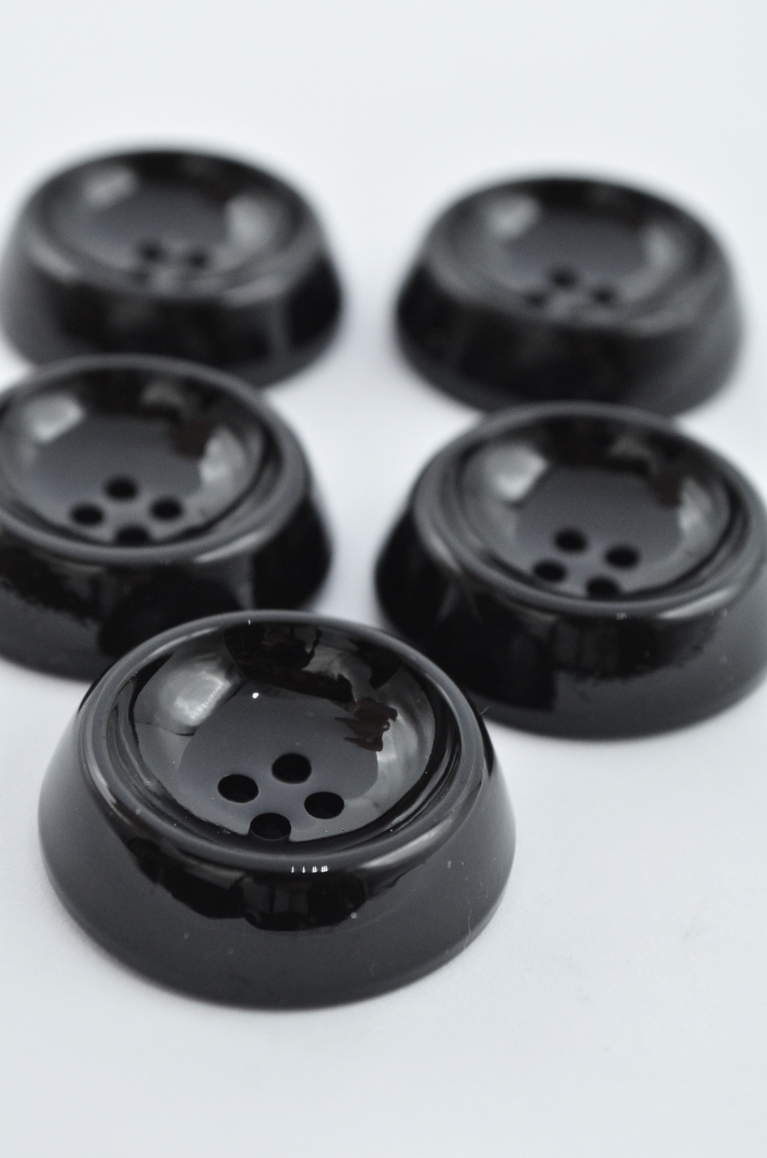 Nasturi De Plastic, 30mm, Negru
