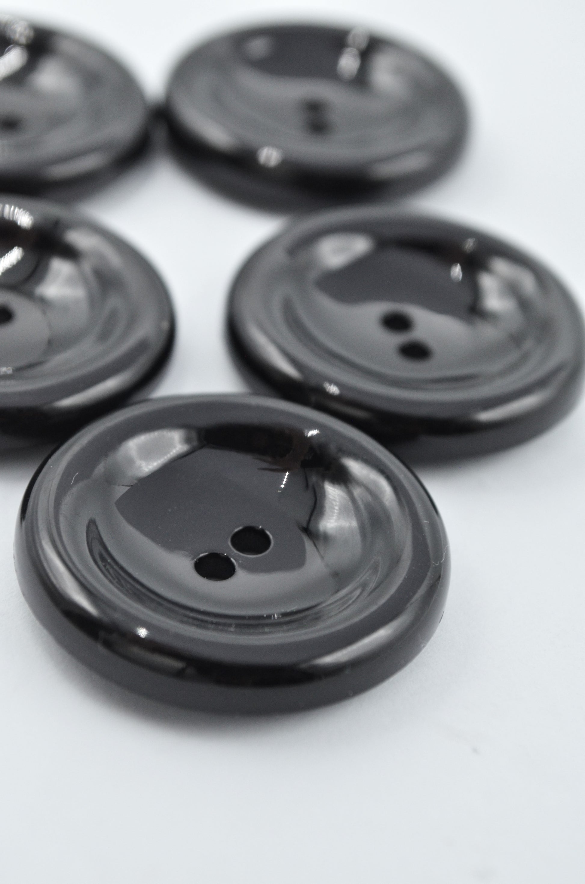 Nasturi De Plastic 34mm, Negru