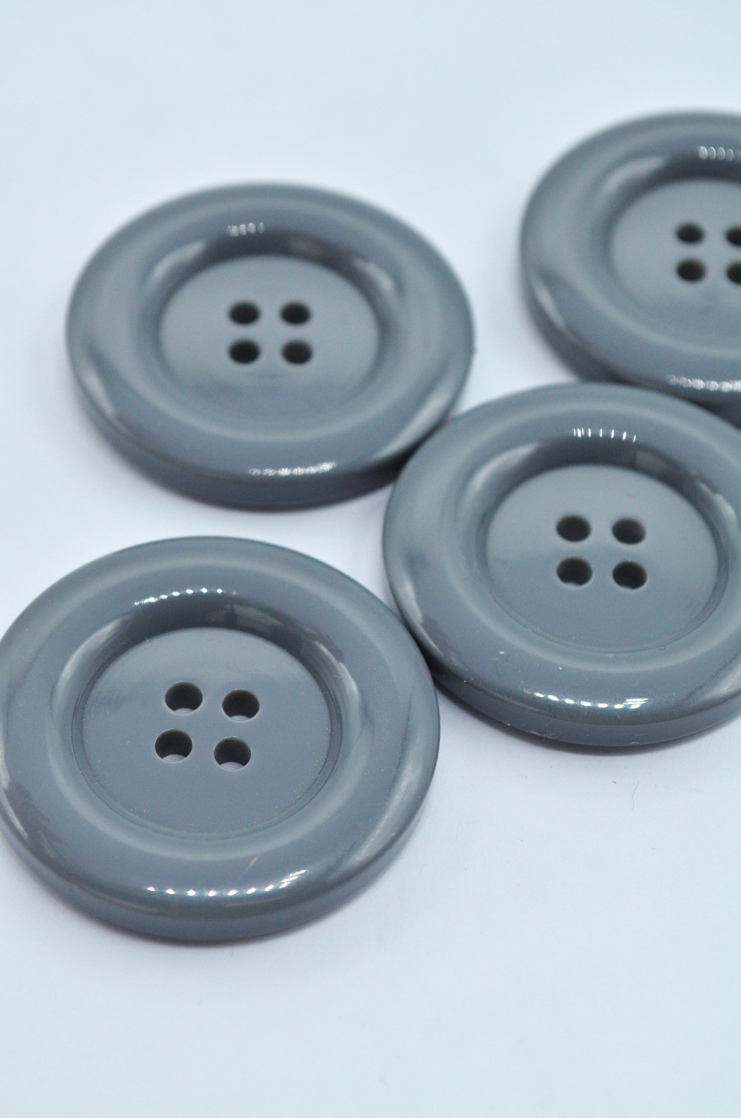 Nasturi De Plastic 37mm, Gri
