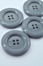Nasturi De Plastic 37mm, Gri