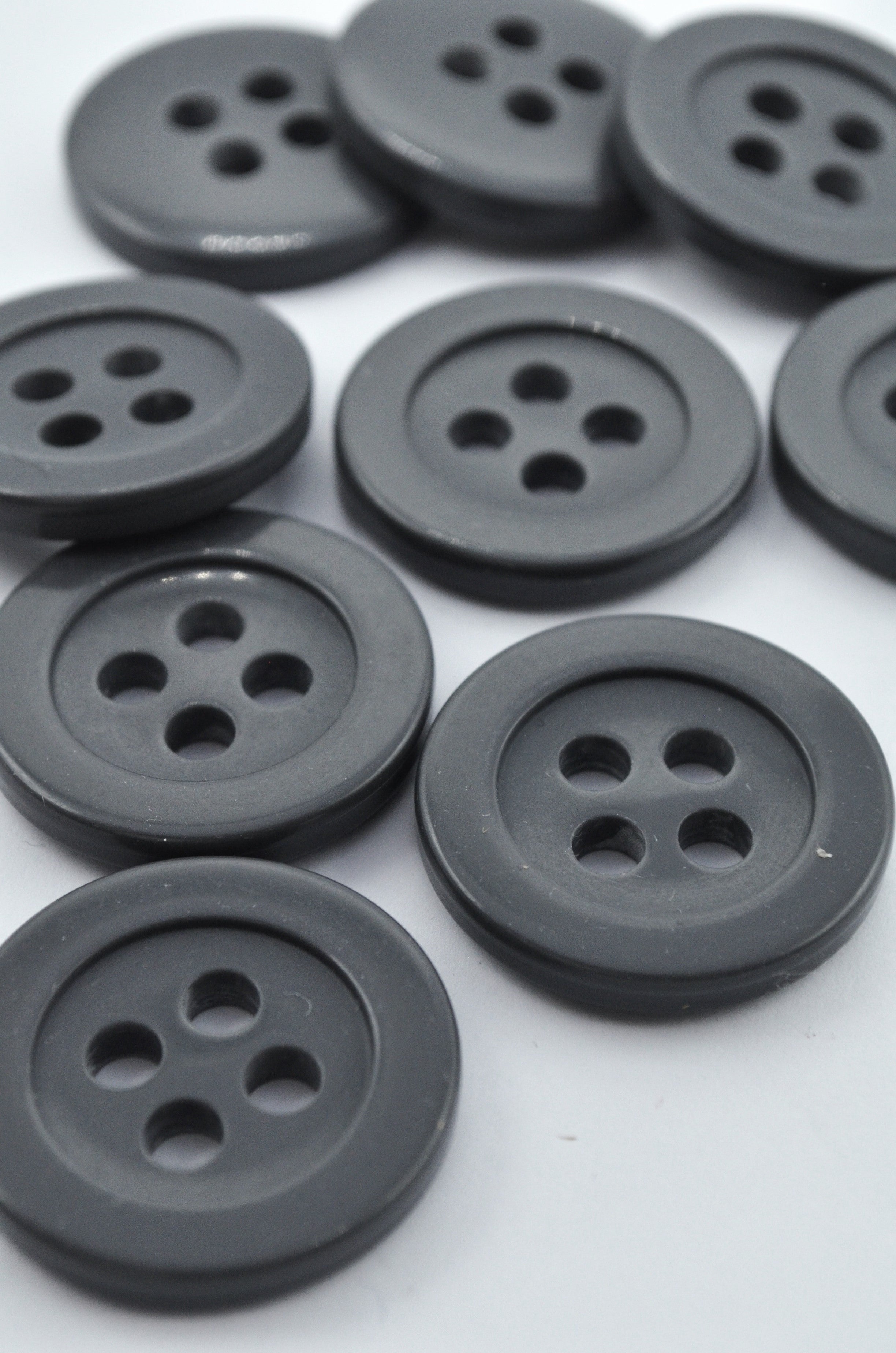 Nasturi De Plastic 34mm, Negru