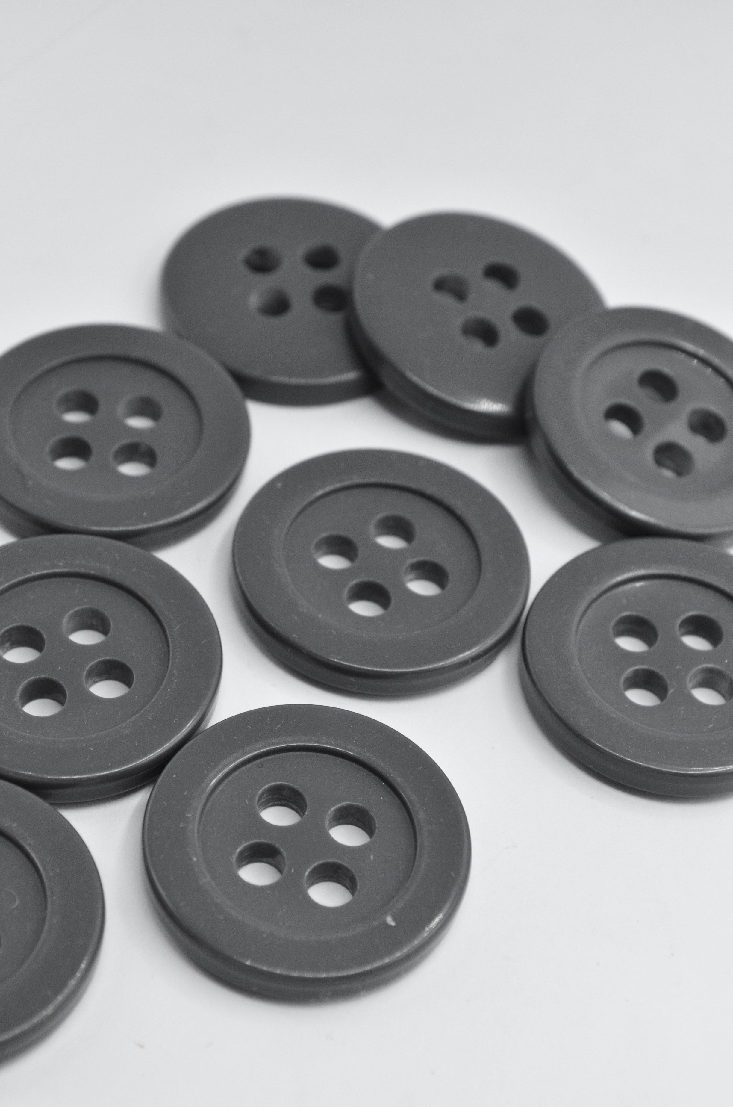 Nasturi De Plastic 34mm, Negru