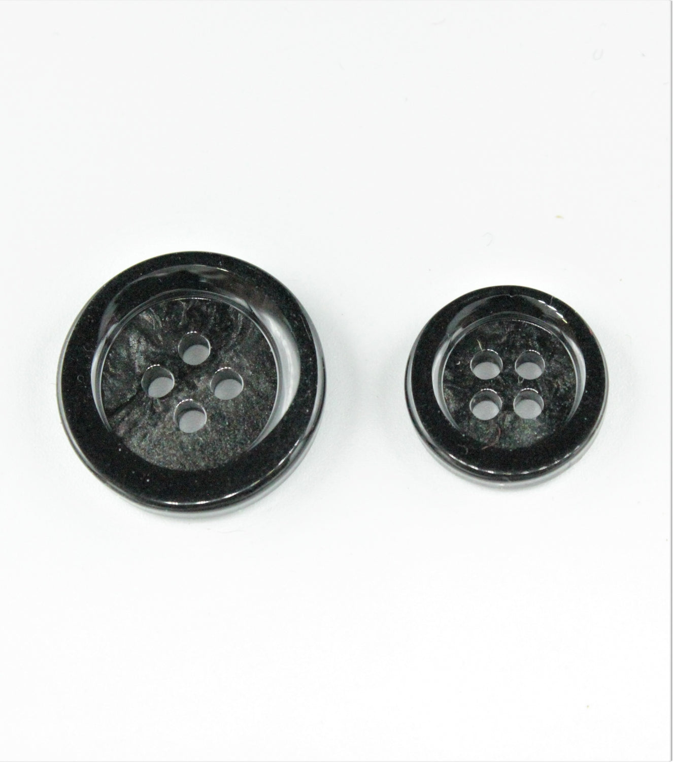 Nasturi Costum Sidefati, Negru, 20mm