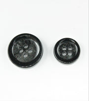 Nasturi Costum Sidefati, Negru, 20mm