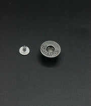 Nasturi De Blug, 17mm, Argintiu Antic