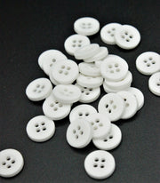 Nasturi De Camasa, 11mm, Alb Mat