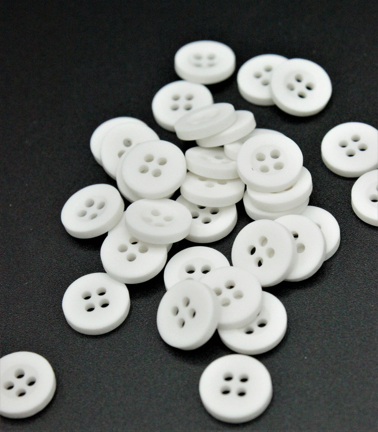 Nasturi De Camasa, 11mm, Alb Mat