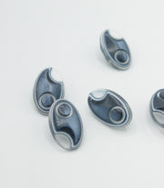 Nasturi De Plastic, 11x19mm, Turcoaz Inchis