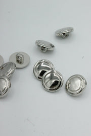 Nasturi De Plastic, 15mm, Argintiu