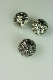 Nasturi De Plastic, 15mm, Argintiu