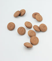 Nasturi De Plastic, 15mm, Bej