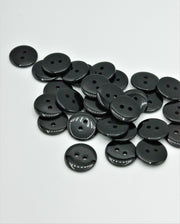 Nasturi De Plastic 15mm, Negru