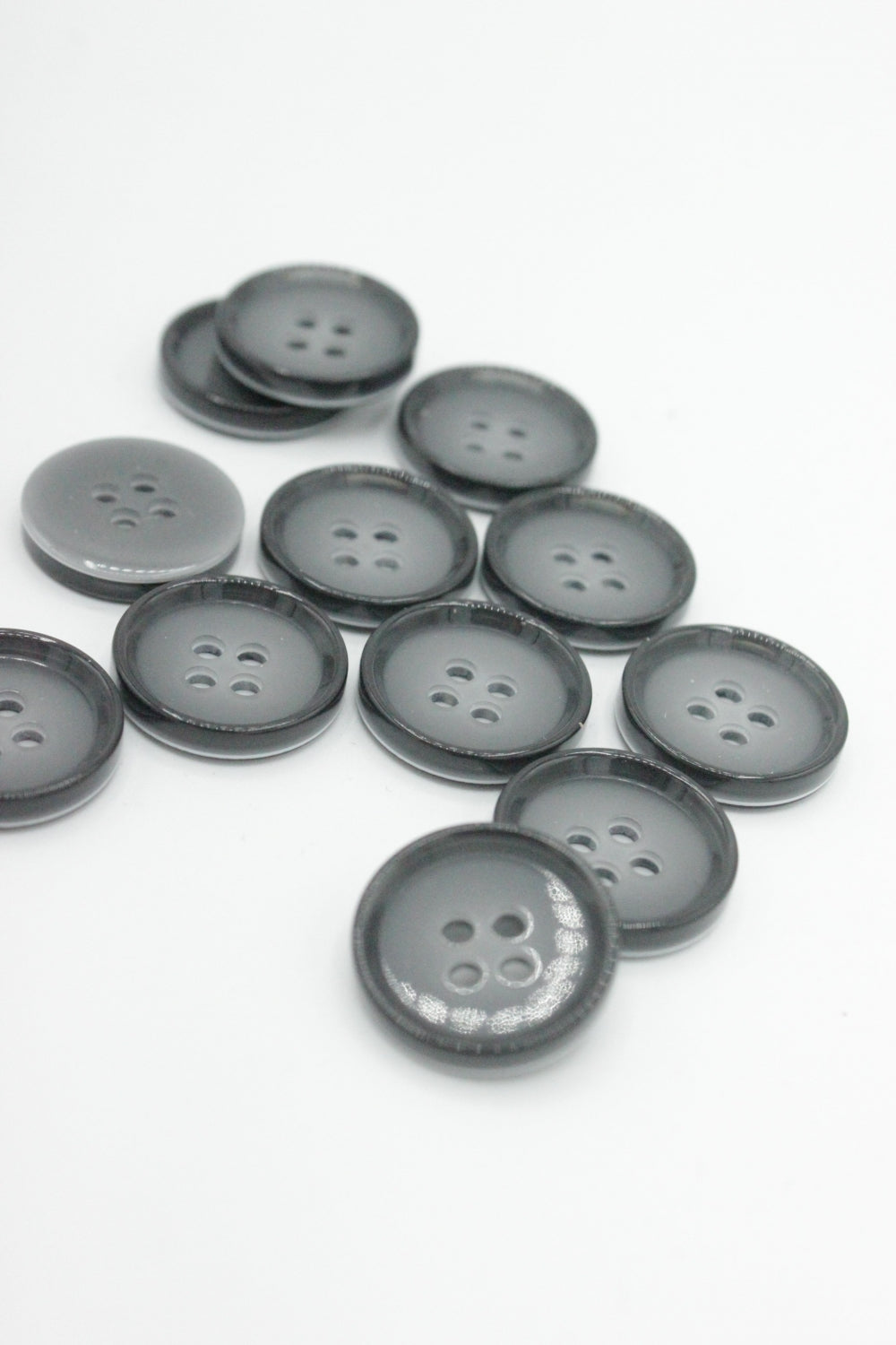Nasturi De Plastic, 17mm,Gri