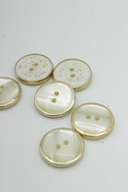 Nasturi De Plastic Sidefati, 20mm