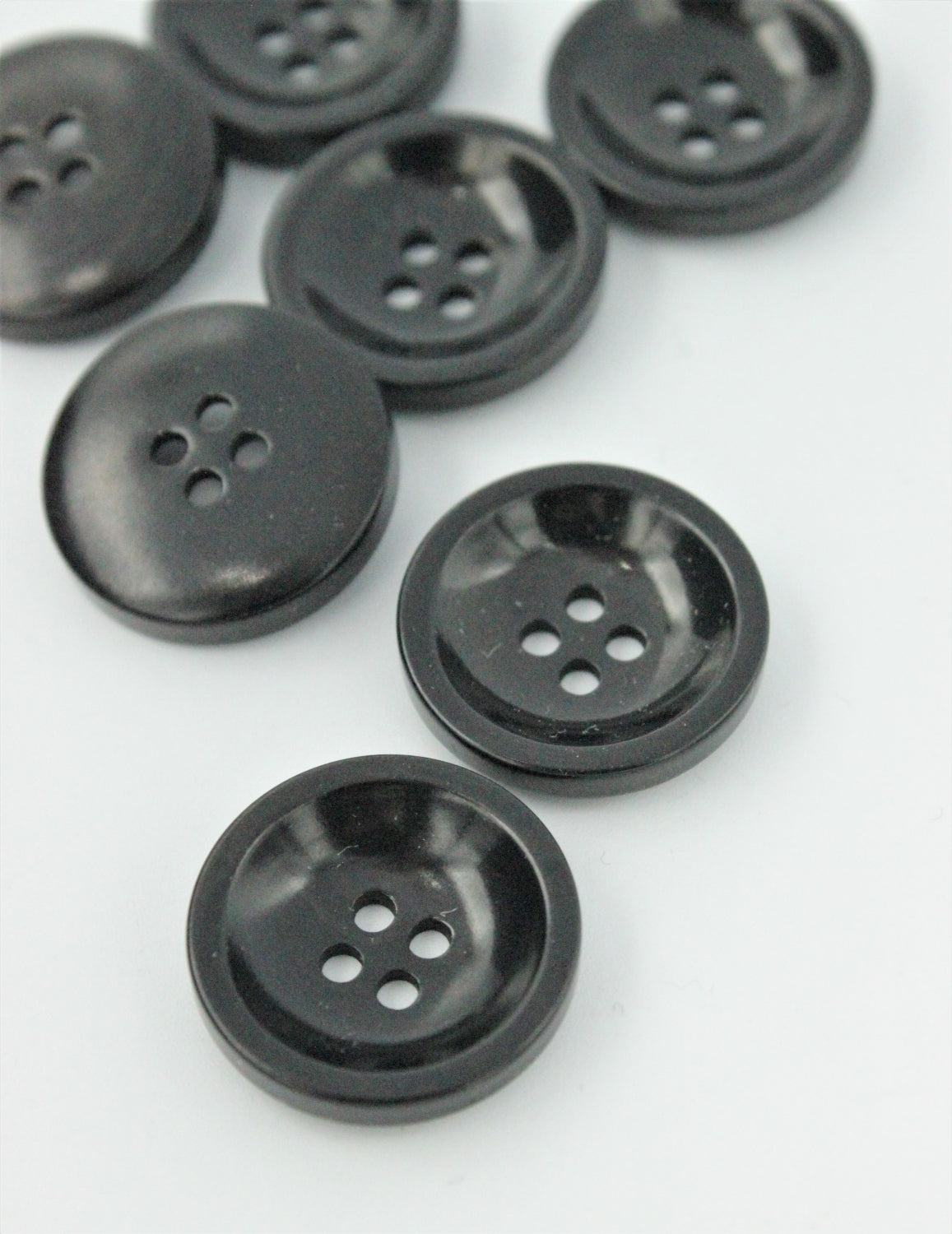 Nasturi De Plastic, 20mm, Negru