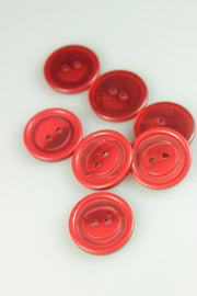 Nasturi De Plastic, 20mm, Rosu