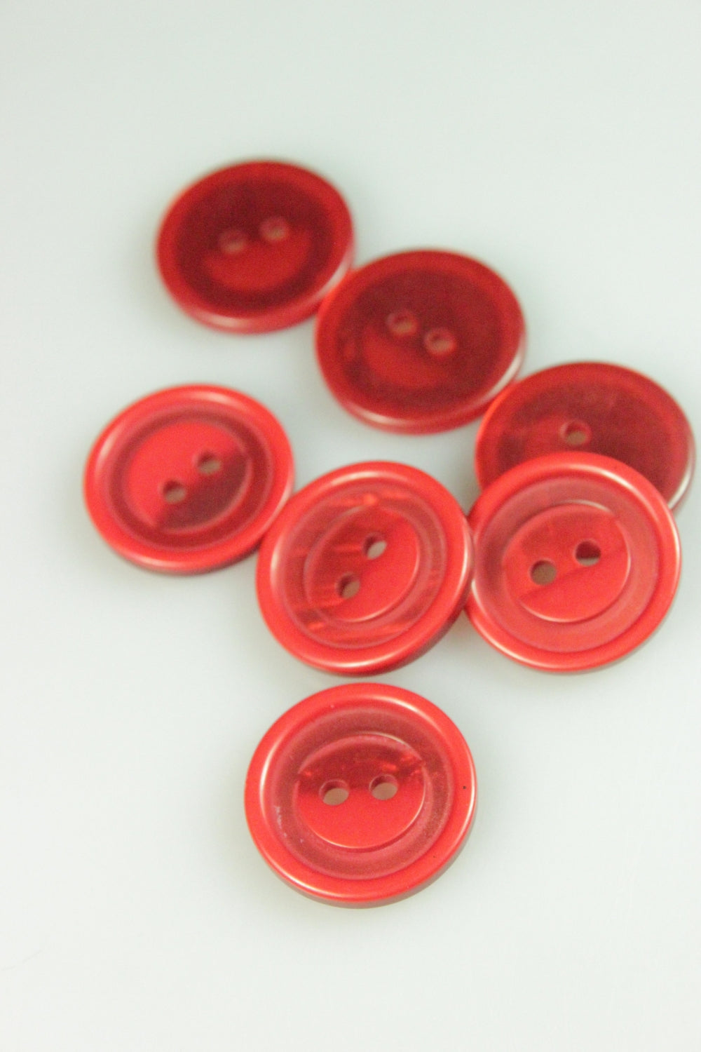 Nasturi De Plastic, 20mm, Rosu