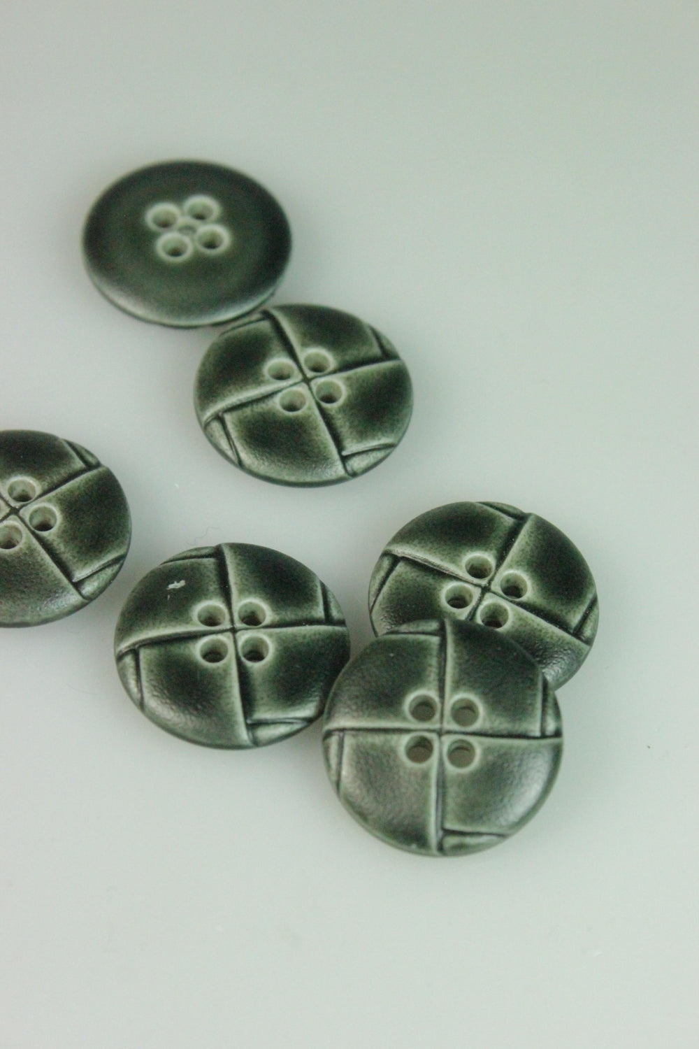 Nasturi De Plastic, 20mm, Verde Inchis