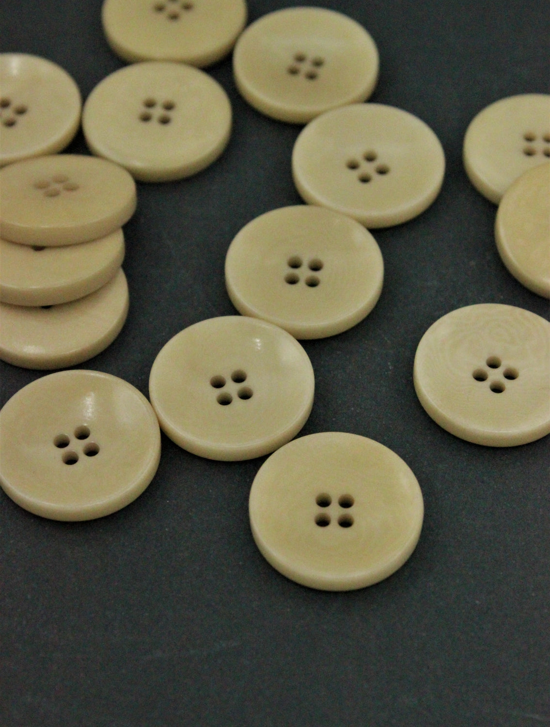 Nasturi De Plastic, 22mm, Bej