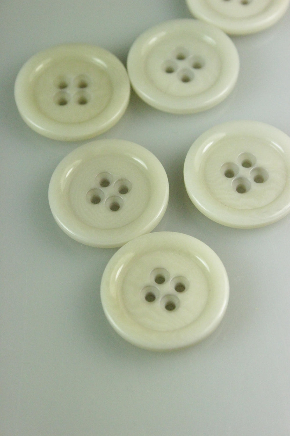 Nasturi De Plastic, 22mm, Crem