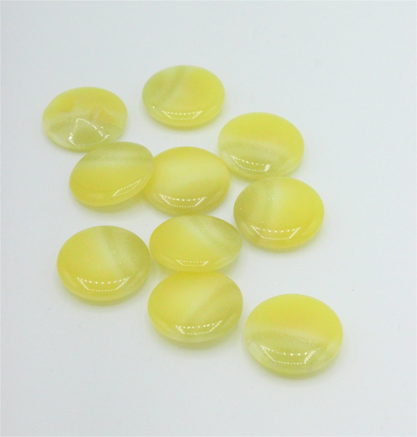Nasturi De Plastic, 22mm, Galben