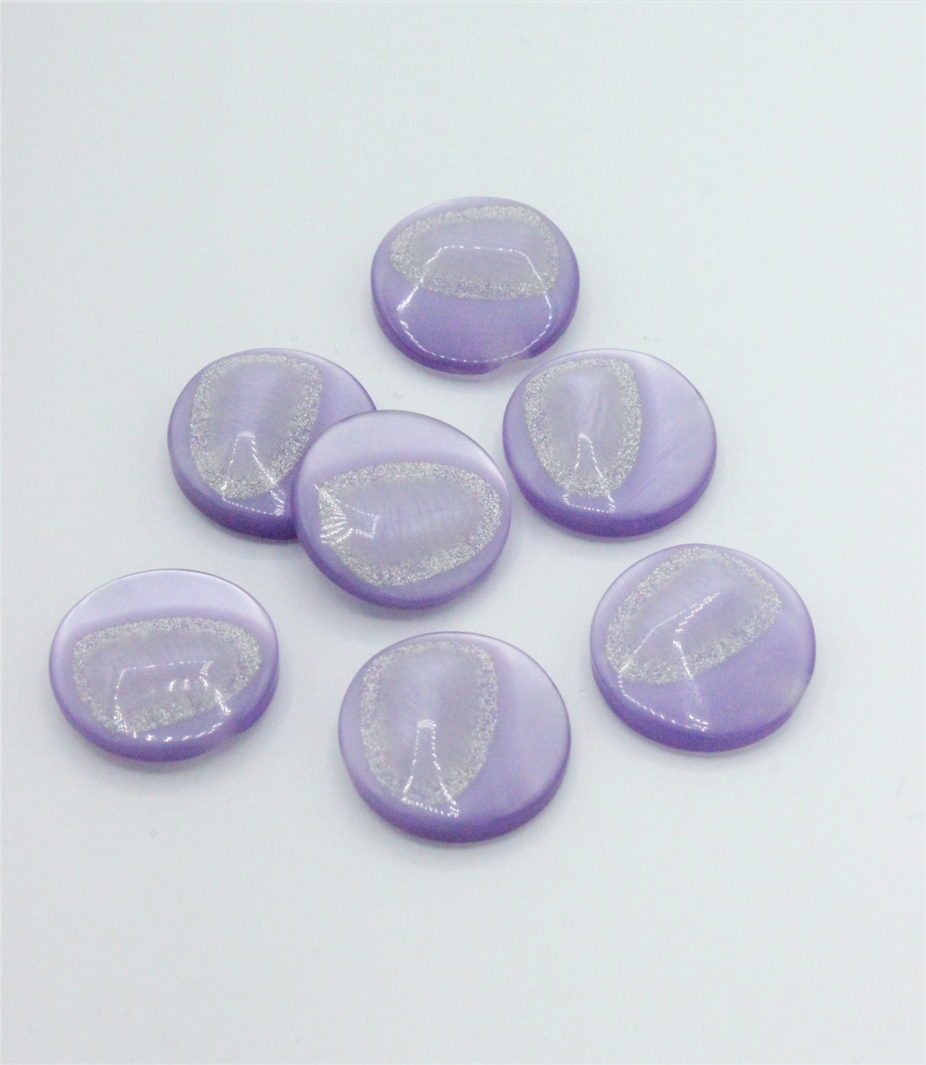 Nasturi De Plastic, 22mm, Lila